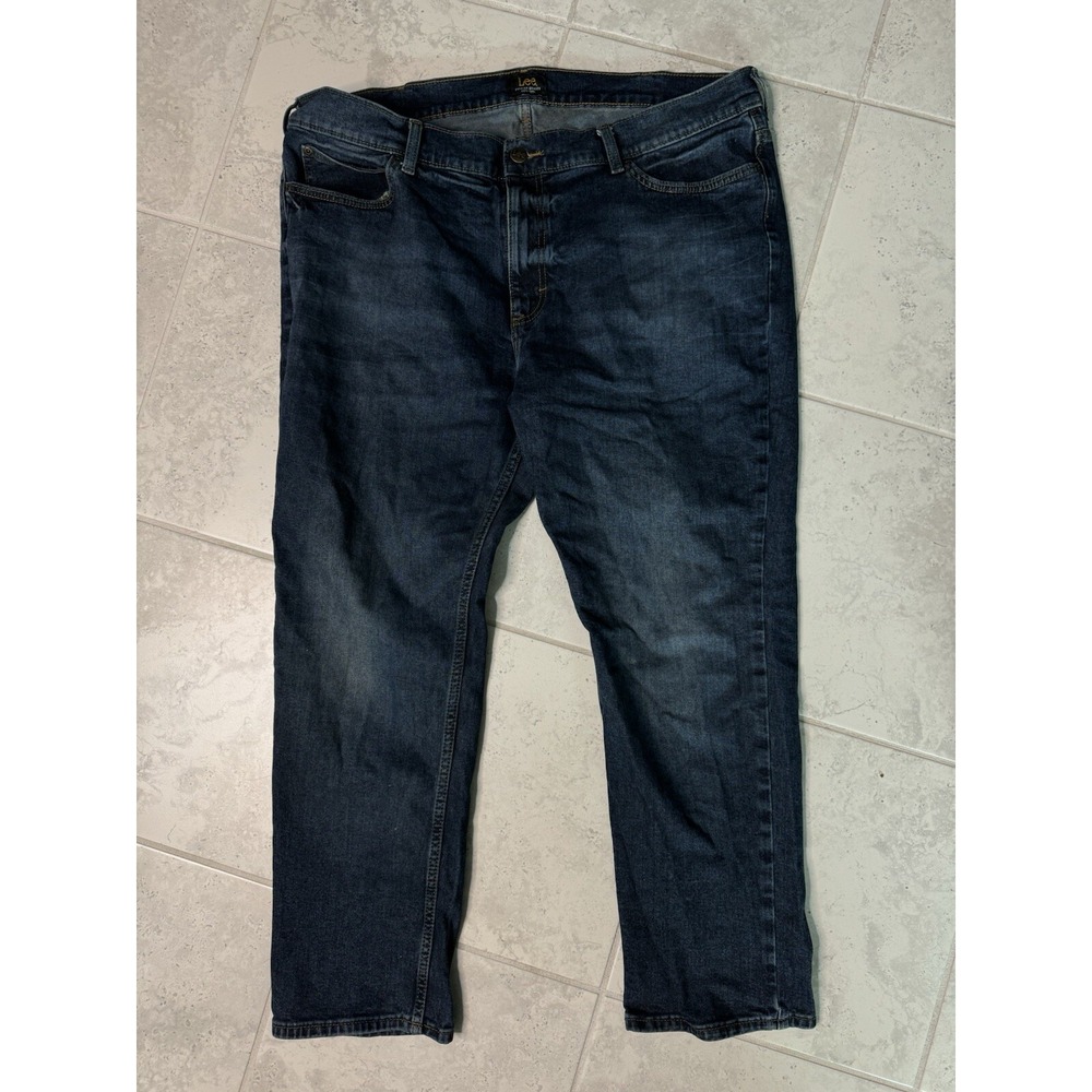 Lee Premium Select 40x 28 Men's Relaxed Fit Straight Leg Jeans Medium Wash 40x28